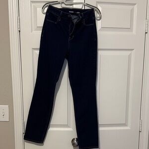 Women's Deep Blue Straight Jeans